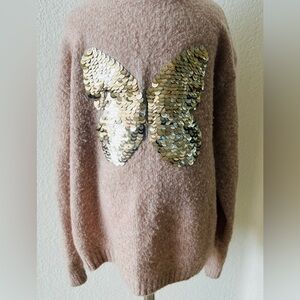 Cute girls sequin sweater